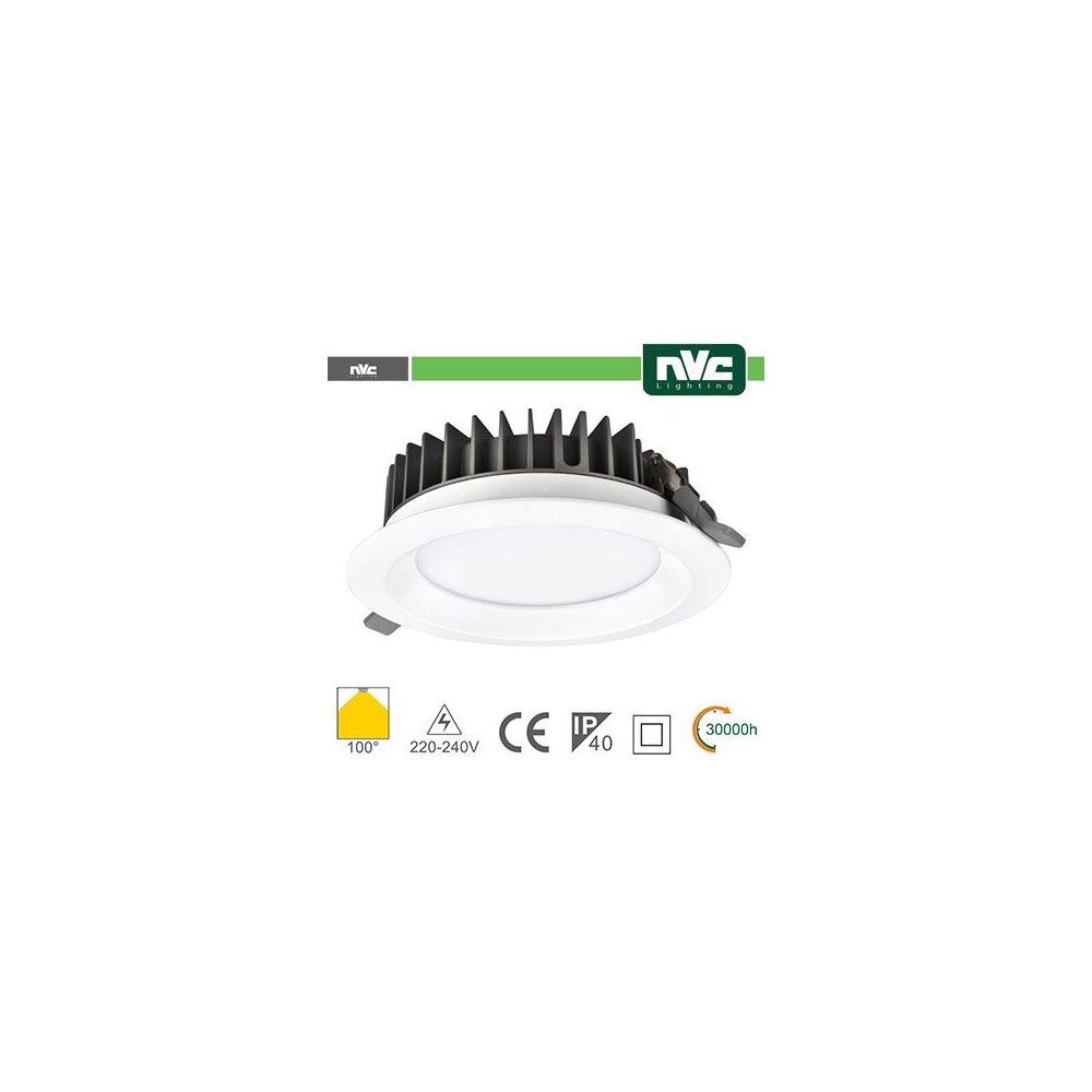 Downlight LED IP40 15W 4000K 1215LM 100º FORO:125mm