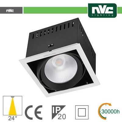 Incasso Multi lampada - 24w(1x24w) 3000k 2100lm24° CRI90