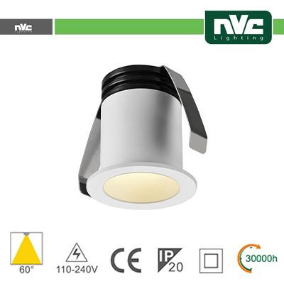 Punto Luce LED 2W 4000K 60° IP20 FORO:35mm