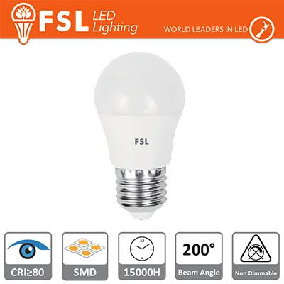 Lampada Sfera - 5,5W 3000K E27 