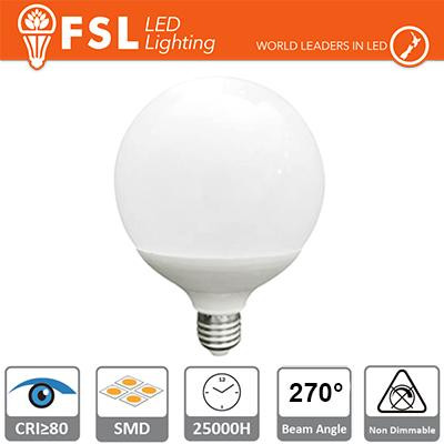 Lampada Globo Ø12cm - 24W 6500K E27