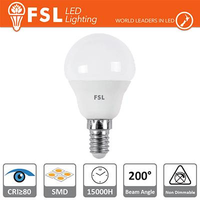 Lampada Sfera - 7,5W 6500K E14 