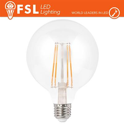 Lampada Filamento Globo Ø9,5cm - 6W 2700K E27 600LM