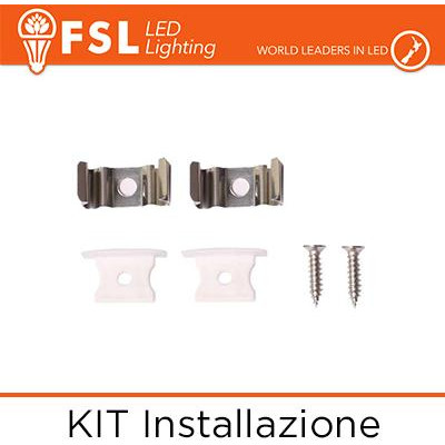 KIT Installazione per Profilo ad Incasso