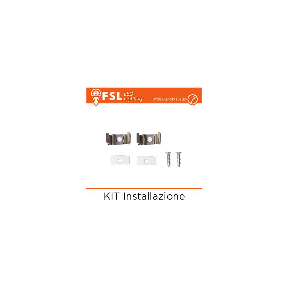 KIT Installazione per Profilo a U