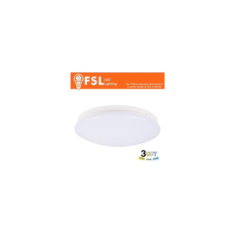 Plafoniera LED 14W Ø244*71mm - 3 in 1 CCT (3000-4000-6500K)