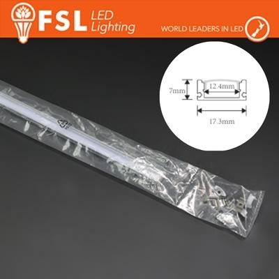 KIT PROFILO ALLUMINIO 6063 - U 2m SILVER - Certificato 36w/m