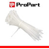 Fascette elettricista nylon 4,8x200mm Bianco 100pz