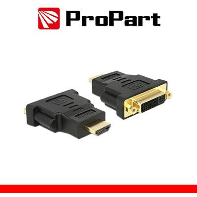 Adatt. Spina HDMI(19PIN)-Presa DVI-D Dual Link(24+5) dorato