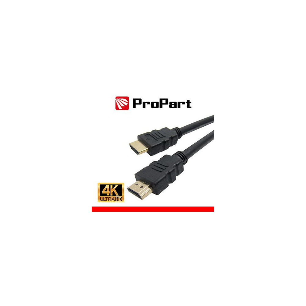 Cavo HDMI 2.0 High Speed 4K 3D con Ethernet 10m SP-SP NERO