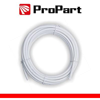 Rotolo cavo elettrico tripolare 25m H05VV-F3G 1.5mm bianco